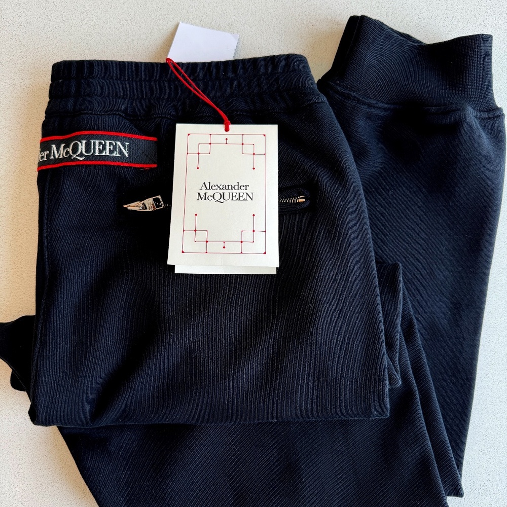 New Alexander McQueen Cotton Sweatpants